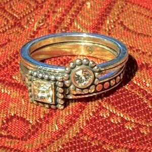 Brighton Stackable Solitaire Rings